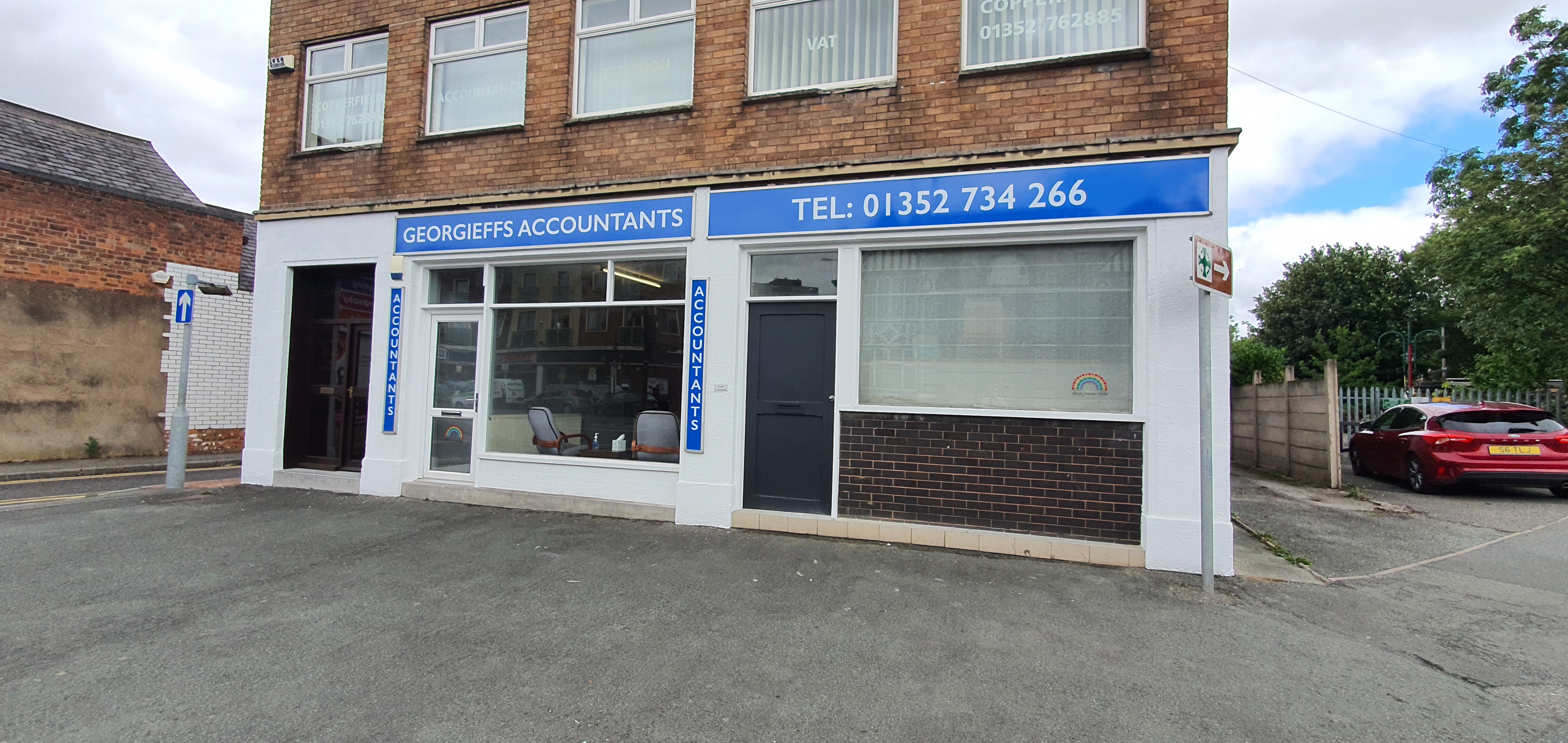 Georgieffs Accountants office on Chester Street, Flint